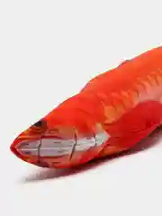 Бордовый игрушка для кошки с валерианой и кошачьей мятой, в форме рыбы