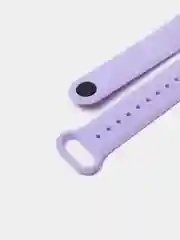 Сиреневый силиконовый ремешок для фитнес браслета Xiaomi Mi Band 5 / Mi Band 6