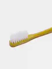 Желтый зубная щётка в футляре