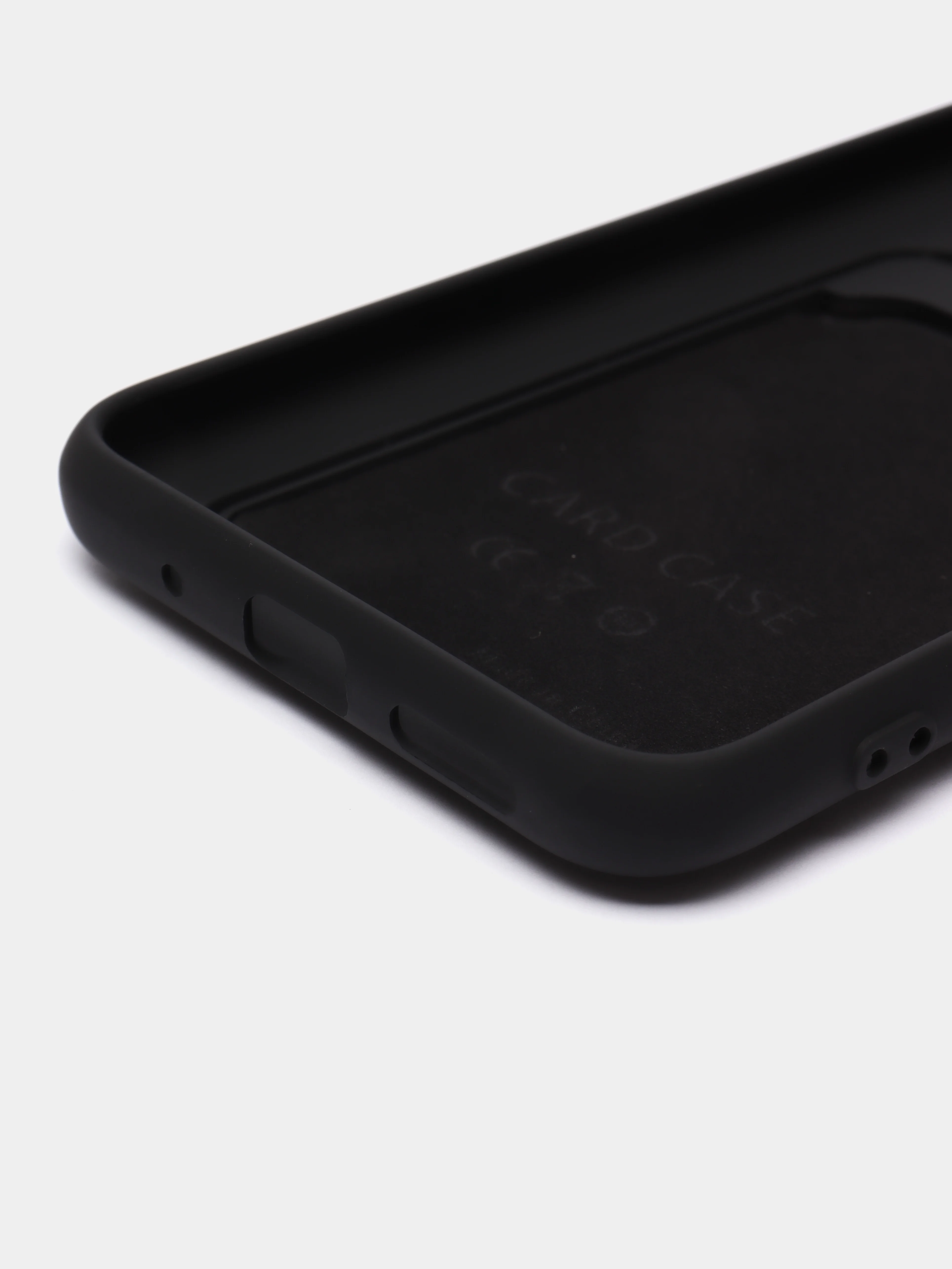 Черный чехол для Xiaomi Redmi 10C / Poco C40, Сяоми Редми 10С силиконовый, с карманом для карты