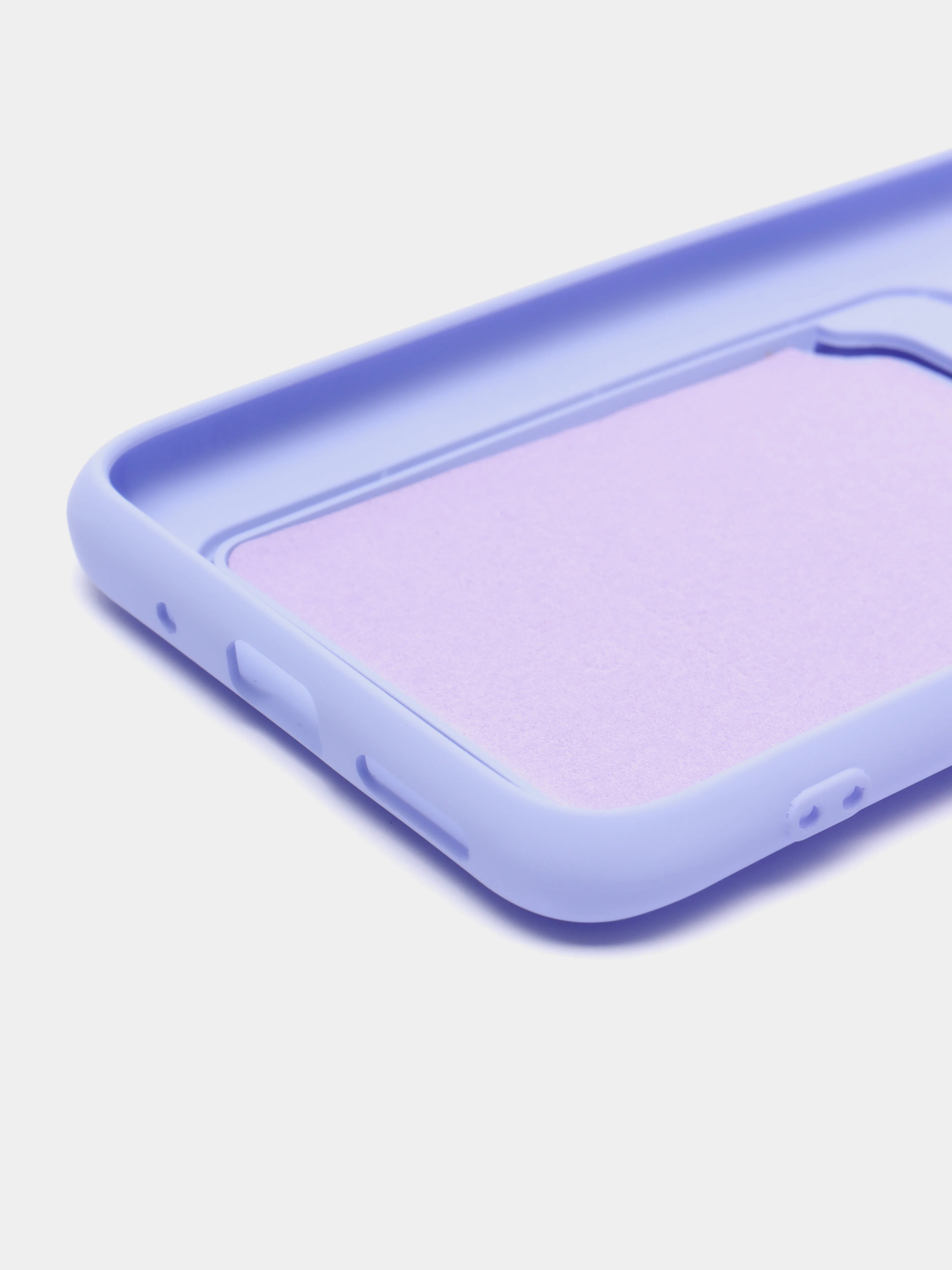 Лавандовый чехол для Xiaomi Redmi 10C / Poco C40, Сяоми Редми 10С силиконовый, с карманом для карты