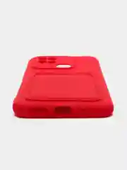Желтый чехол для Xiaomi Redmi 10C / Poco C40, Сяоми Редми 10С силиконовый, с карманом для карты