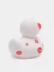 Игрушка для купания, сувенир Funny Ducks "Белая уточка с поцелуями", 1995