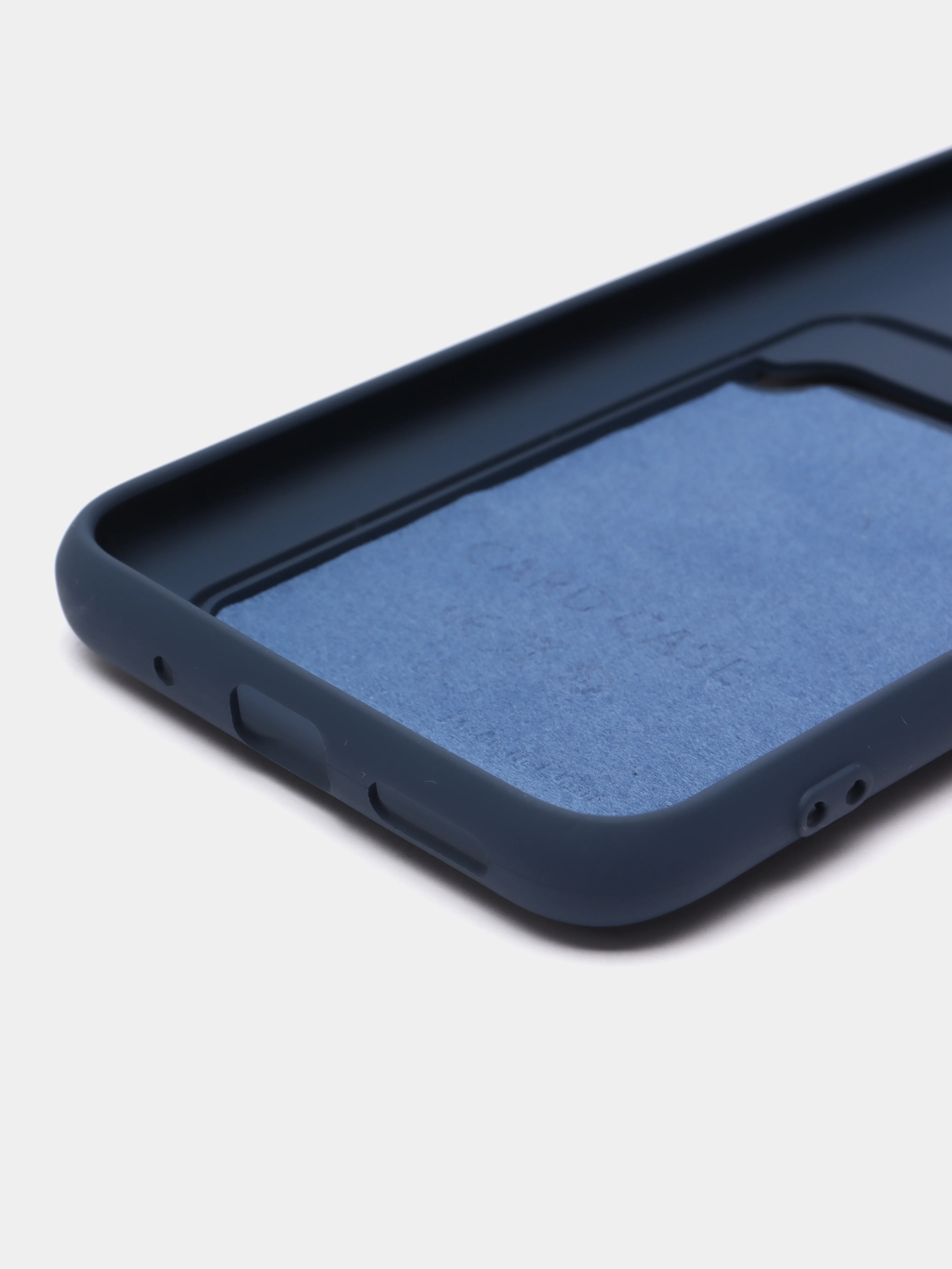 Темно-синий чехол для Xiaomi Redmi 10C / Poco C40, Сяоми Редми 10С силиконовый, с карманом для карты