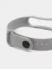 Серый силиконовый ремешок для фитнес браслета Xiaomi Mi Band 5 / Mi Band 6
