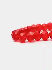 Красный бусины стеклянные с гранями, 8 мм