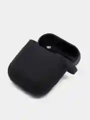 Черный силиконовый чехол для наушников AirPods