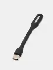 Черный светодиодный USB светильник, гибкая LED лампа, фонарик