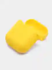 Желтый силиконовый чехол для наушников AirPods