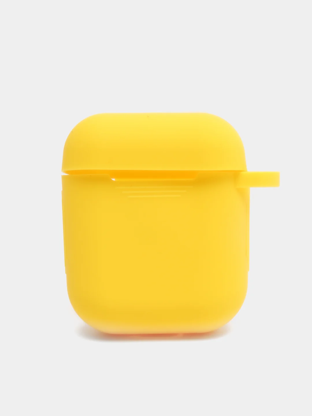 Желтый силиконовый чехол для наушников AirPods