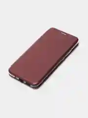 Багровый чехол книжка Xiaomi Redmi 10C / 10C NFC / Poco C40 (Сяоми Редми 10С / Поко С40)