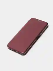 Багровый чехол-книжка Samsung Galaxy A22S, A22 5G (Самсунг Галакси А22С, А22 5Г)