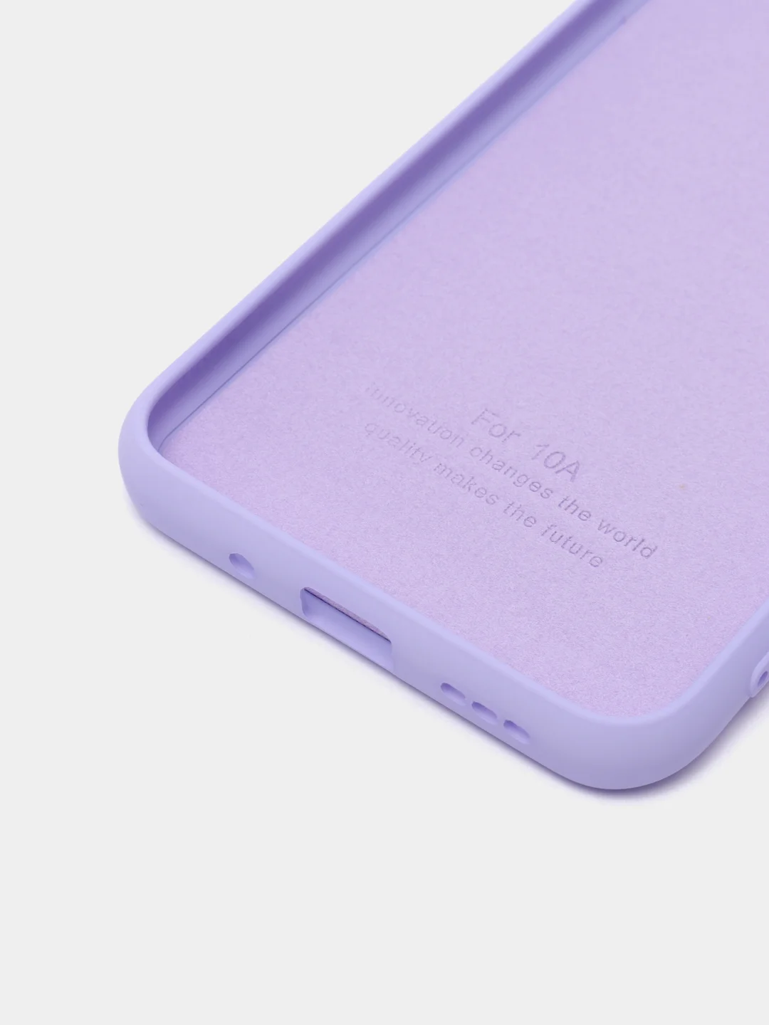 Фиолетовый чехол с бархатной подкладкой для Xiaomi Redmi 10A / Redmi 9C