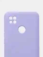 Фиолетовый чехол с бархатной подкладкой для Xiaomi Redmi 10A / Redmi 9C