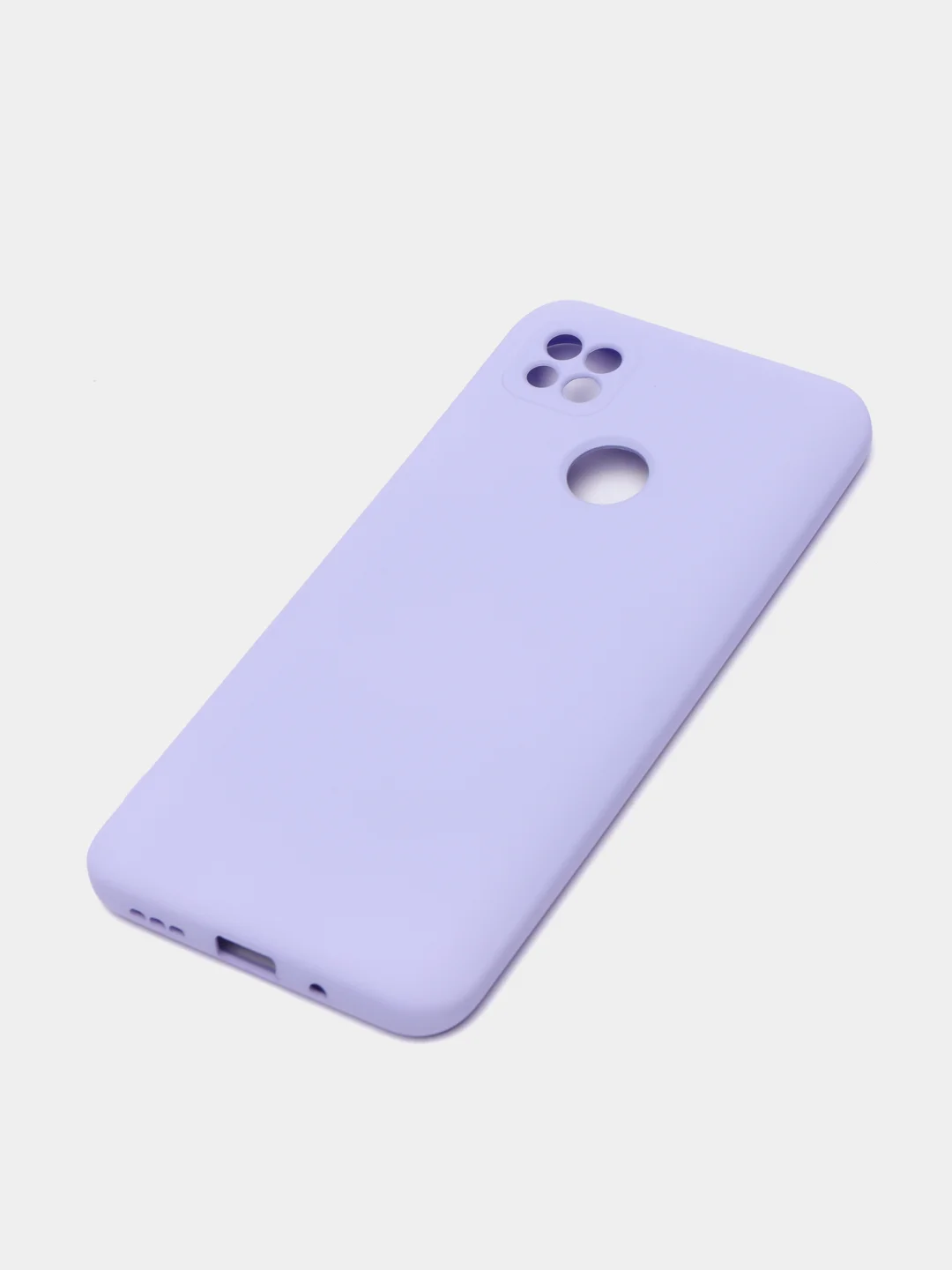 Фиолетовый чехол с бархатной подкладкой для Xiaomi Redmi 10A / Redmi 9C