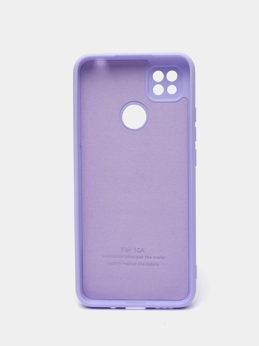 Фиолетовый чехол с бархатной подкладкой для Xiaomi Redmi 10A / Redmi 9C