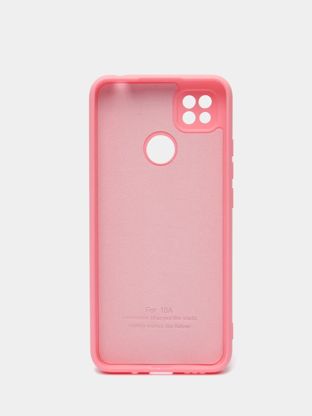 Розовый чехол с бархатной подкладкой для Xiaomi Redmi 10A / Redmi 9C