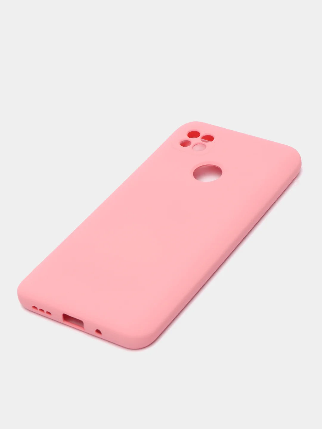 Розовый чехол с бархатной подкладкой для Xiaomi Redmi 10A / Redmi 9C