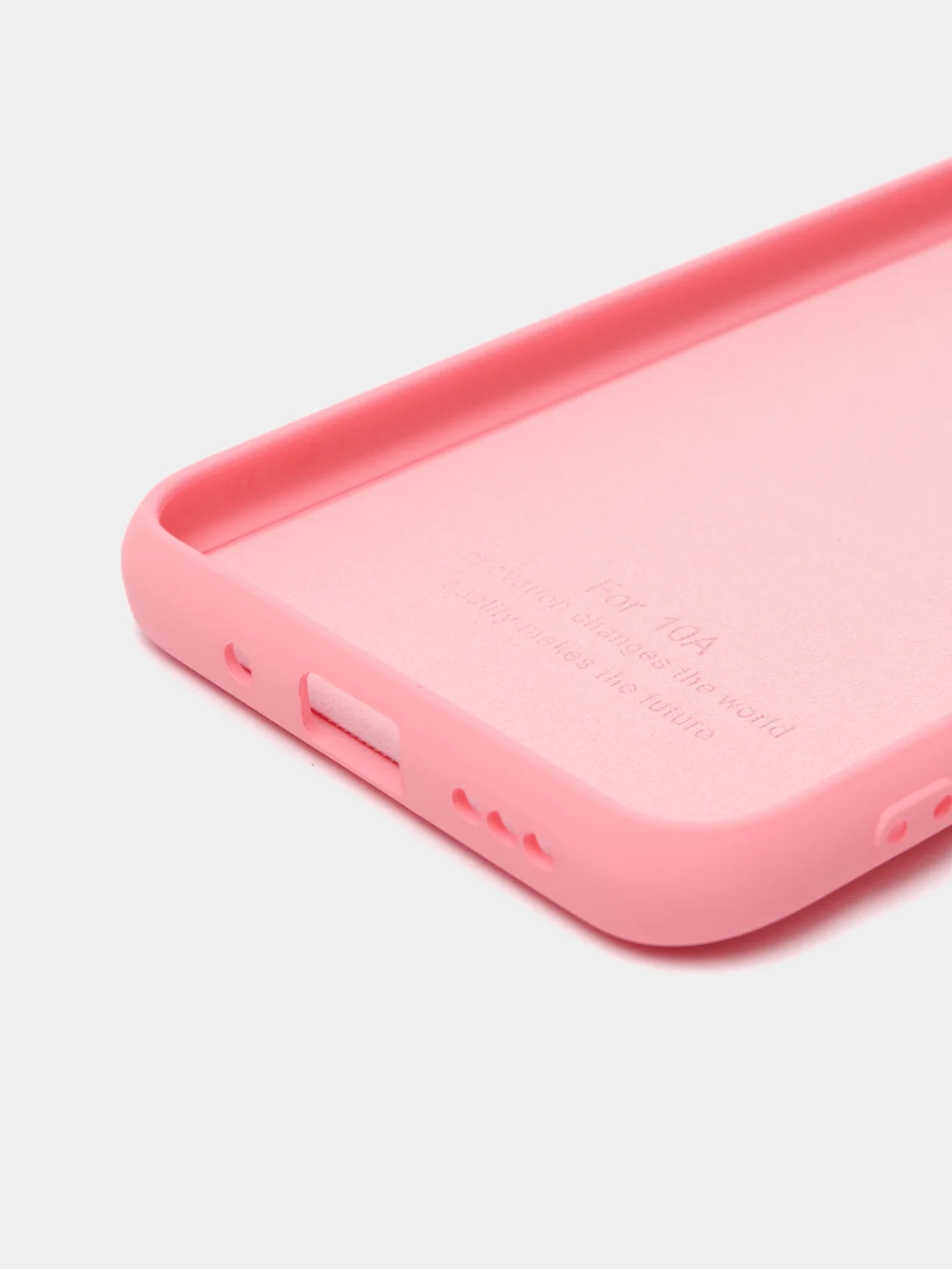 Розовый чехол с бархатной подкладкой для Xiaomi Redmi 10A / Redmi 9C