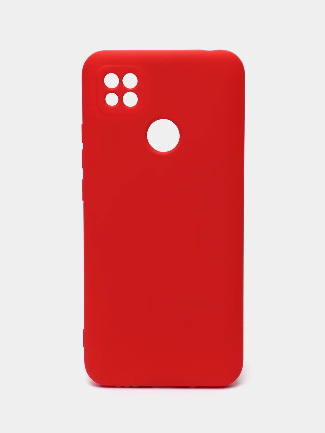 Красный чехол с бархатной подкладкой для Xiaomi Redmi 10A / Redmi 9C