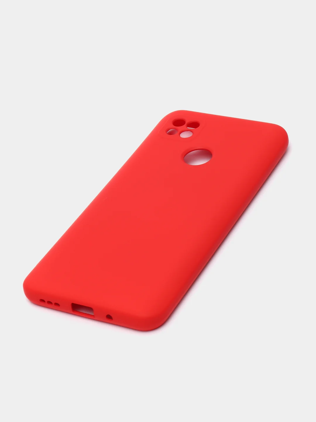 Красный чехол с бархатной подкладкой для Xiaomi Redmi 10A / Redmi 9C