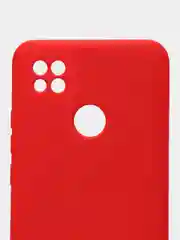 Красный чехол с бархатной подкладкой для Xiaomi Redmi 10A / Redmi 9C