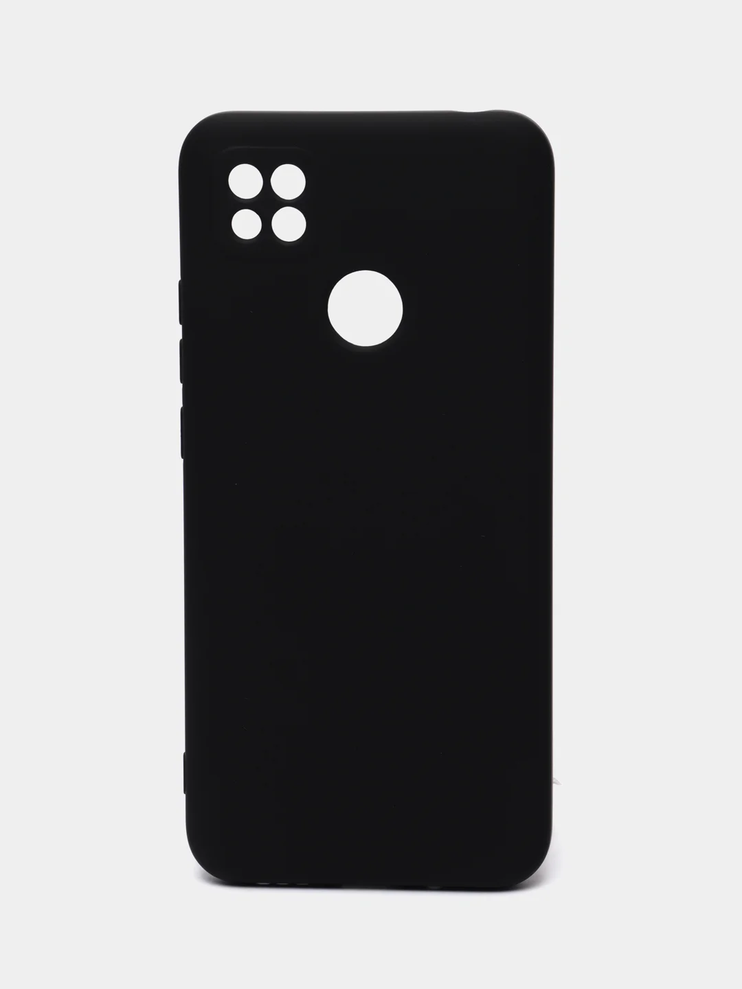 Черный чехол с бархатной подкладкой для Xiaomi Redmi 10A / Redmi 9C