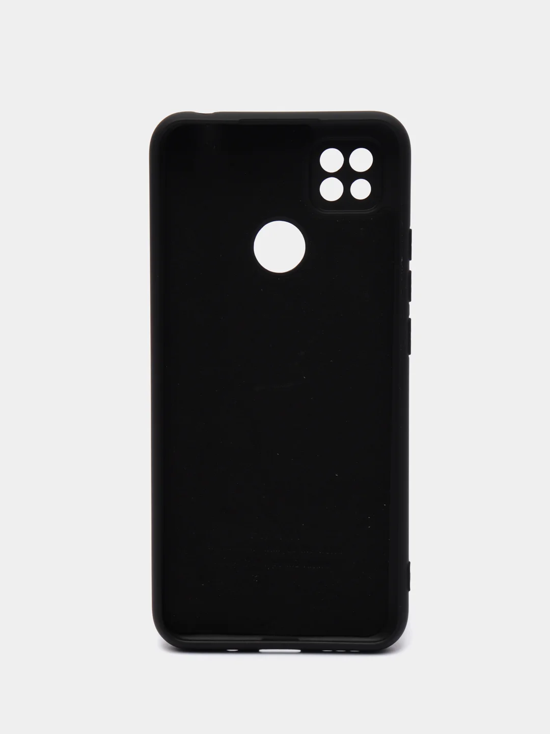 Черный чехол с бархатной подкладкой для Xiaomi Redmi 10A / Redmi 9C