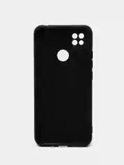 Черный чехол с бархатной подкладкой для Xiaomi Redmi 10A / Redmi 9C