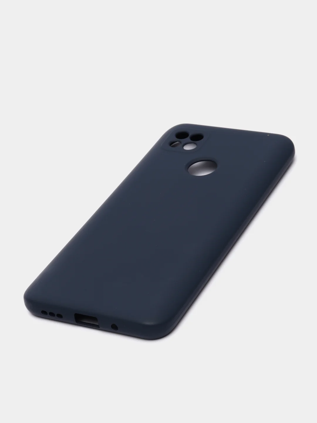 Темно-синий чехол с бархатной подкладкой для Xiaomi Redmi 10A / Redmi 9C