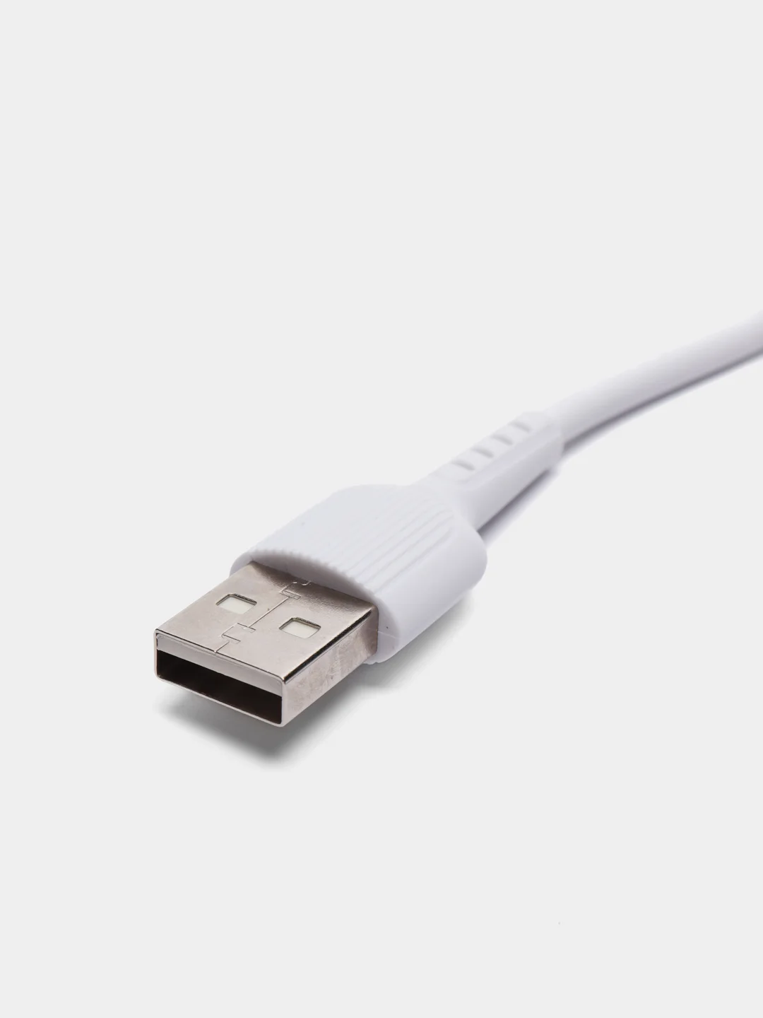 Белый кабель для Type-C, Micro-USB, Lightning, More Choice K26a USB, 2.0A,1 м