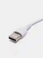 Белый кабель для Type-C, Micro-USB, Lightning, More Choice K26a USB, 2.0A,1 м