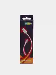 Белый кабель для Type-C, Micro-USB, Lightning, More Choice K26a USB, 2.0A,1 м