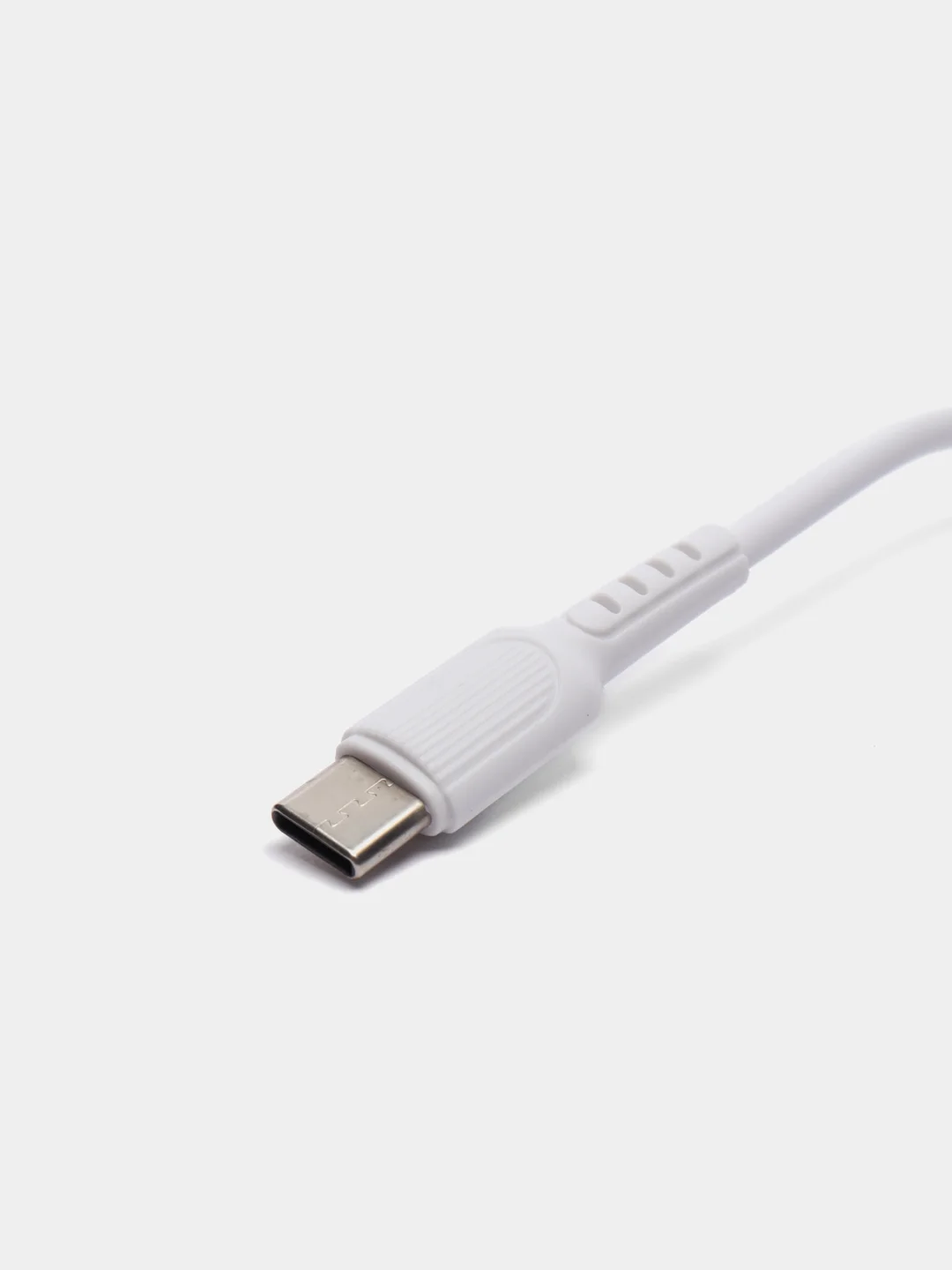 Белый кабель для Type-C, Micro-USB, Lightning, More Choice K26a USB, 2.0A,1 м