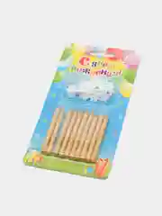 Золотой праздничные свечи для торта классические