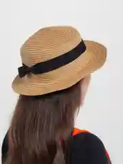 Карамельный панама плетеная