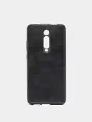 Черный чехол для Xiaomi Mi 9T/Mi 9T Pro/Redmi K20/Redmi K20 Pro, под кожу, силиконовый