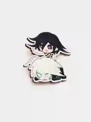 Значок деревянный по аниме Danganronpa "Кокичи Ома"