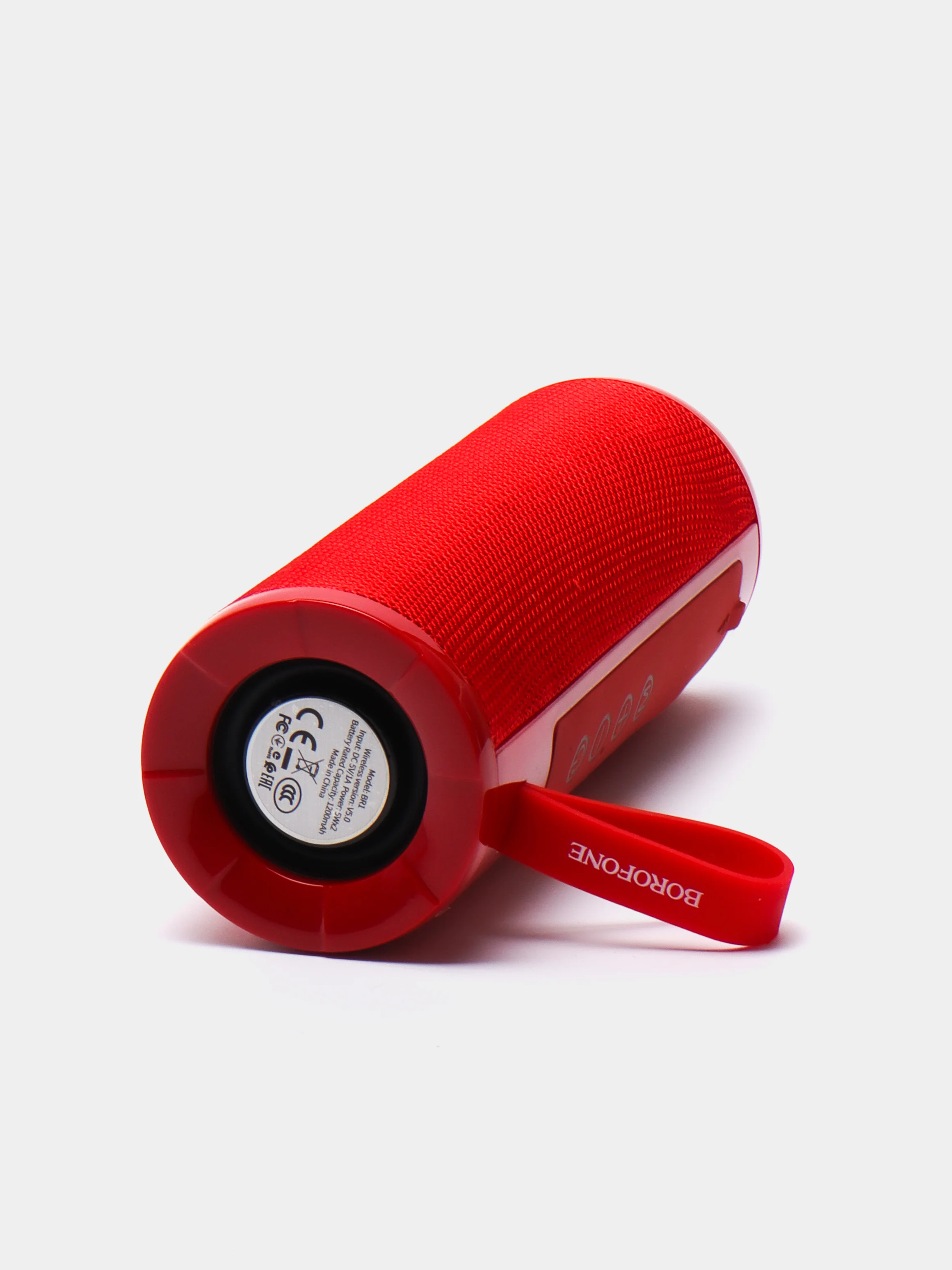 Красный портативная колонка BOROFONE BR1 Bluetooth 10 Bt, BT V5.0, батарея 1200 mAh