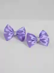 Лавандовый бантики для волос, на резинке