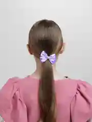 Лавандовый бантики для волос, на резинке