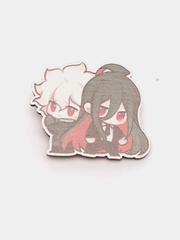Значок деревянный по аниме "Danganronpa", Изуру Камукура