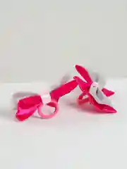 Фуксия бантики для девочек, 2 штуки