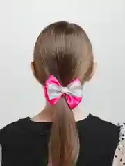 Фуксия бантики для девочек, 2 штуки