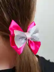 Фуксия бантики для девочек, 2 штуки