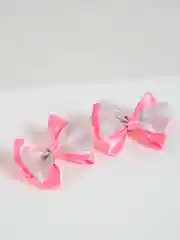 Розовый бантики для девочек, 2 штуки