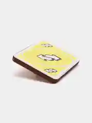 Значок деревянный по игре "Uno", карточка Реверс
