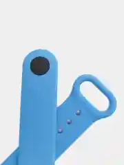 Синий ремешки для Xiaomi Mi Band 5 и Mi Band 6, силиконовые