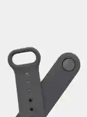 Тёмно-серый ремешки для Xiaomi Mi Band 5 и Mi Band 6, силиконовые
