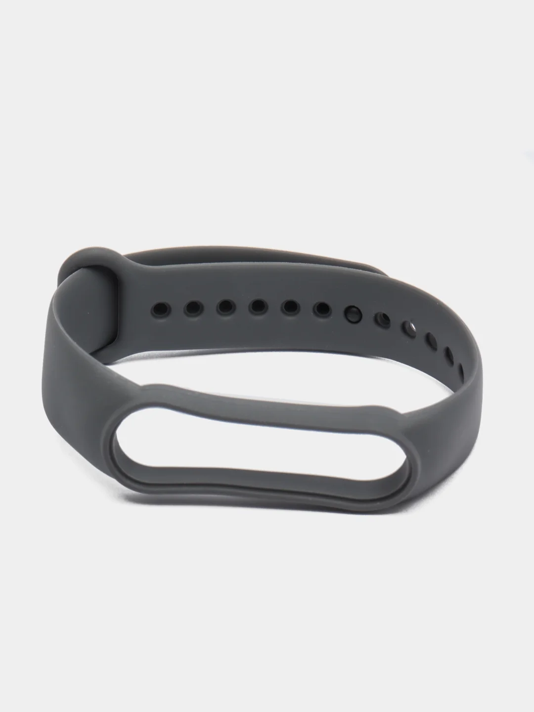 Тёмно-серый ремешки для Xiaomi Mi Band 5 и Mi Band 6, силиконовые